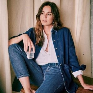 SEZANE WILL JACKET - INDIGO XS